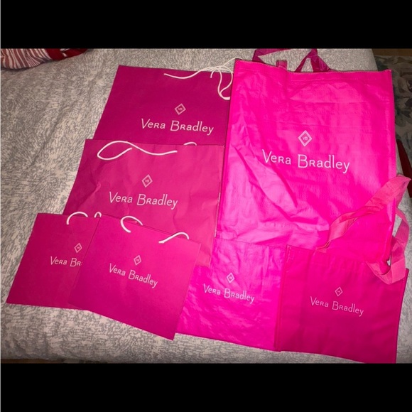 Big 15+ pc Vera Bradley lot purses umbrella wallets zip bag cups bags id ring - Picture 3 of 11